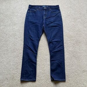 Patagonia Jeans Womens 33x28.5 Dark Wash Straight Regular Organic Cotton Denim